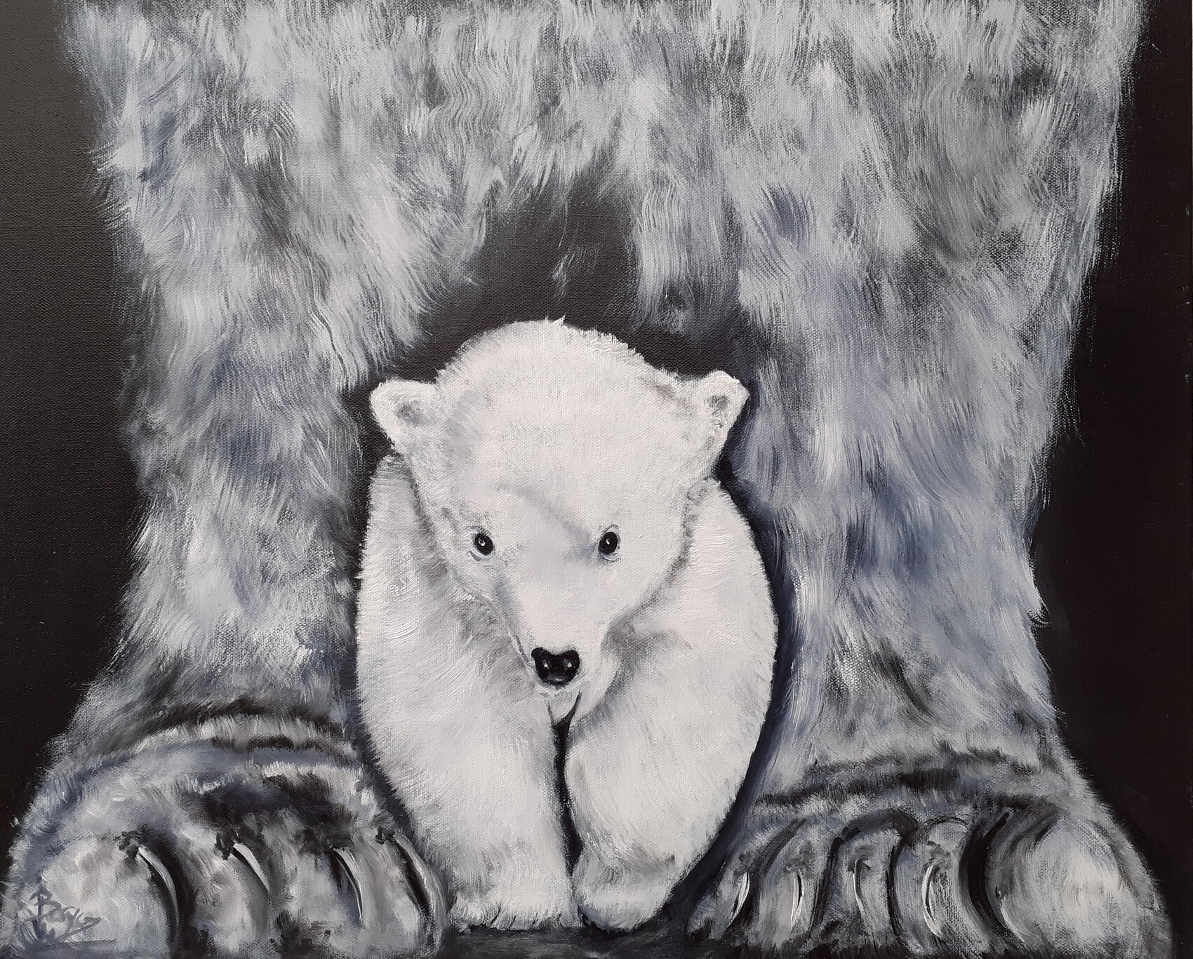 Peinture OURS BLANCS