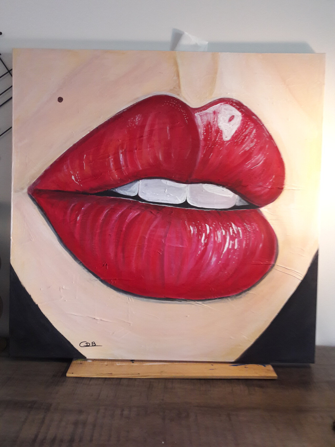 Peinture La bouche