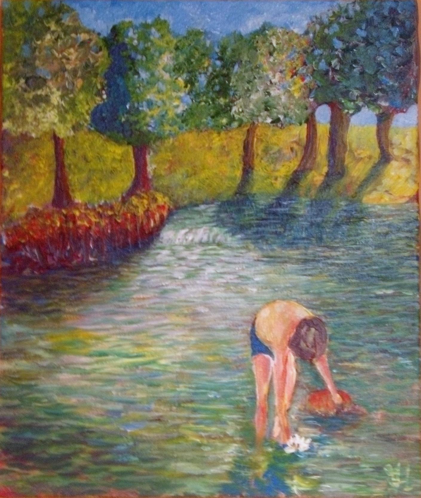 Peinture La rivière