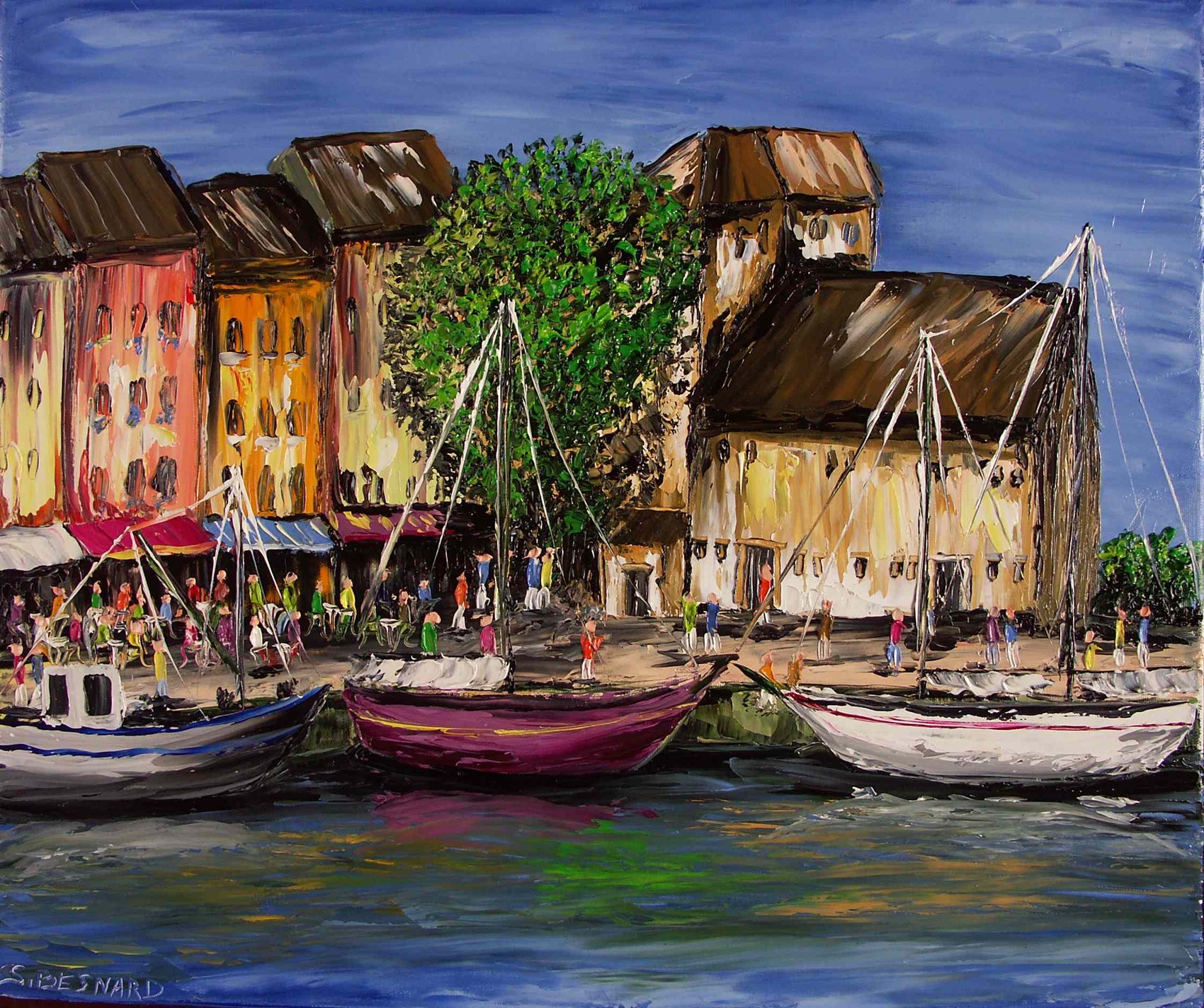 Peinture Honfleur 2