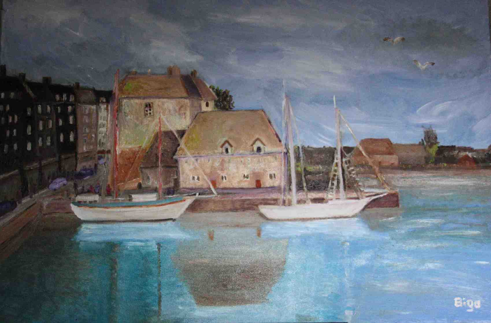 Peinture honfleur
