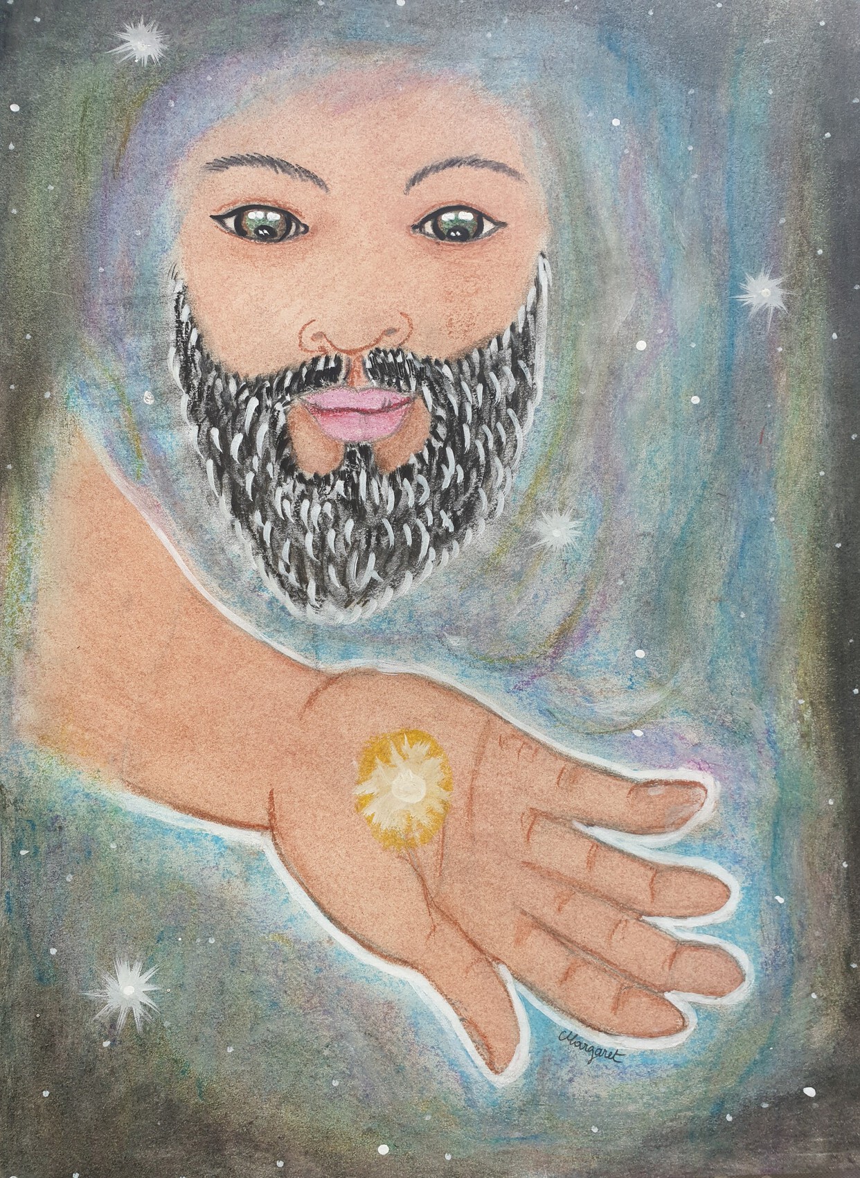 Dessin La main de Dieu