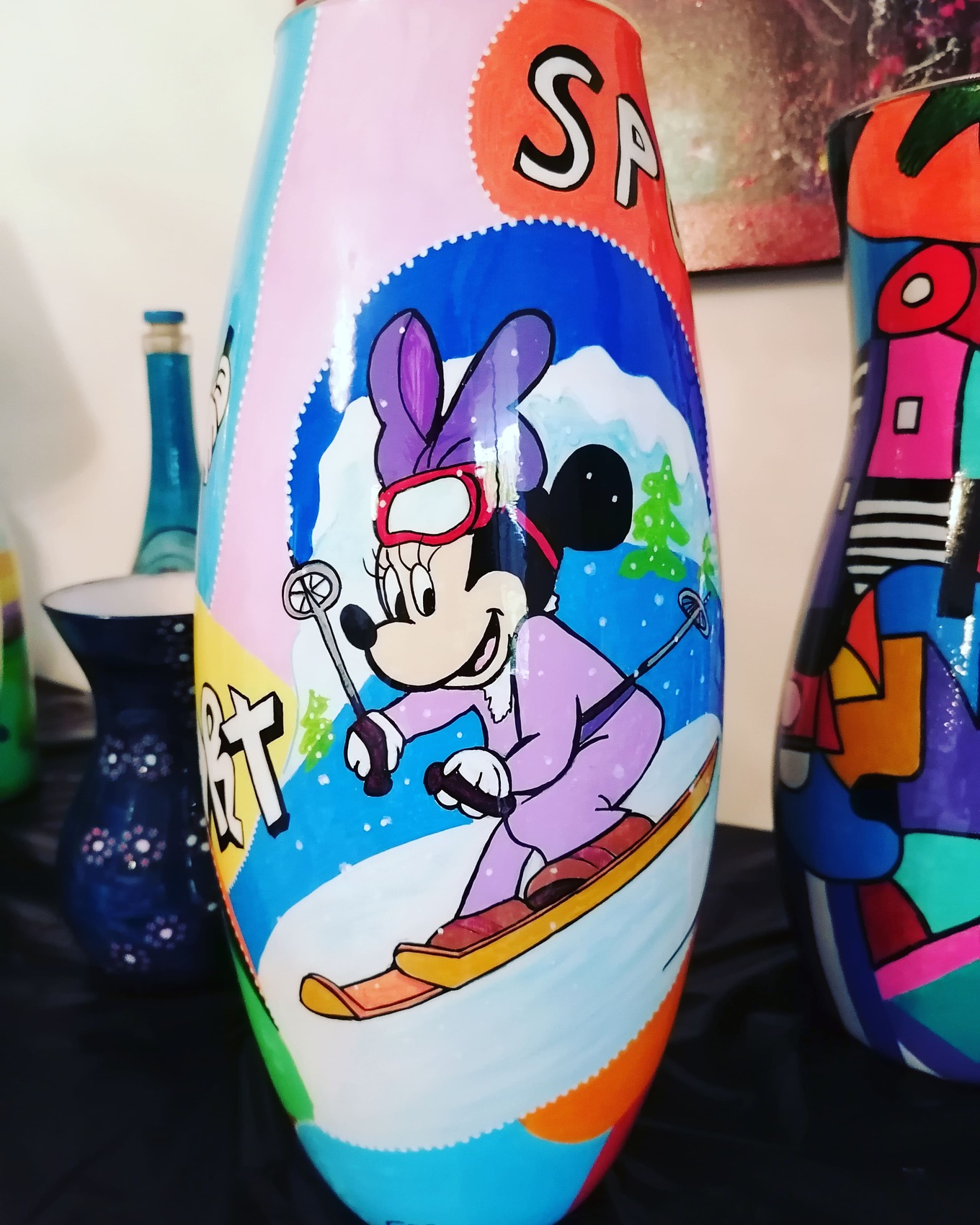 Peinture Vase face 2