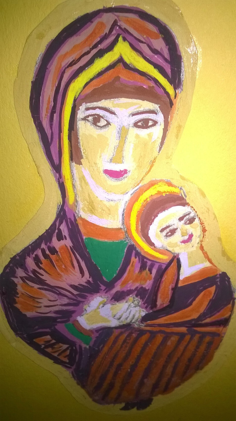 ICONE DE LA Nativite Du Christ - Icone Religieuse Chrétienne - Icone Russe EUR 45,99 - FR