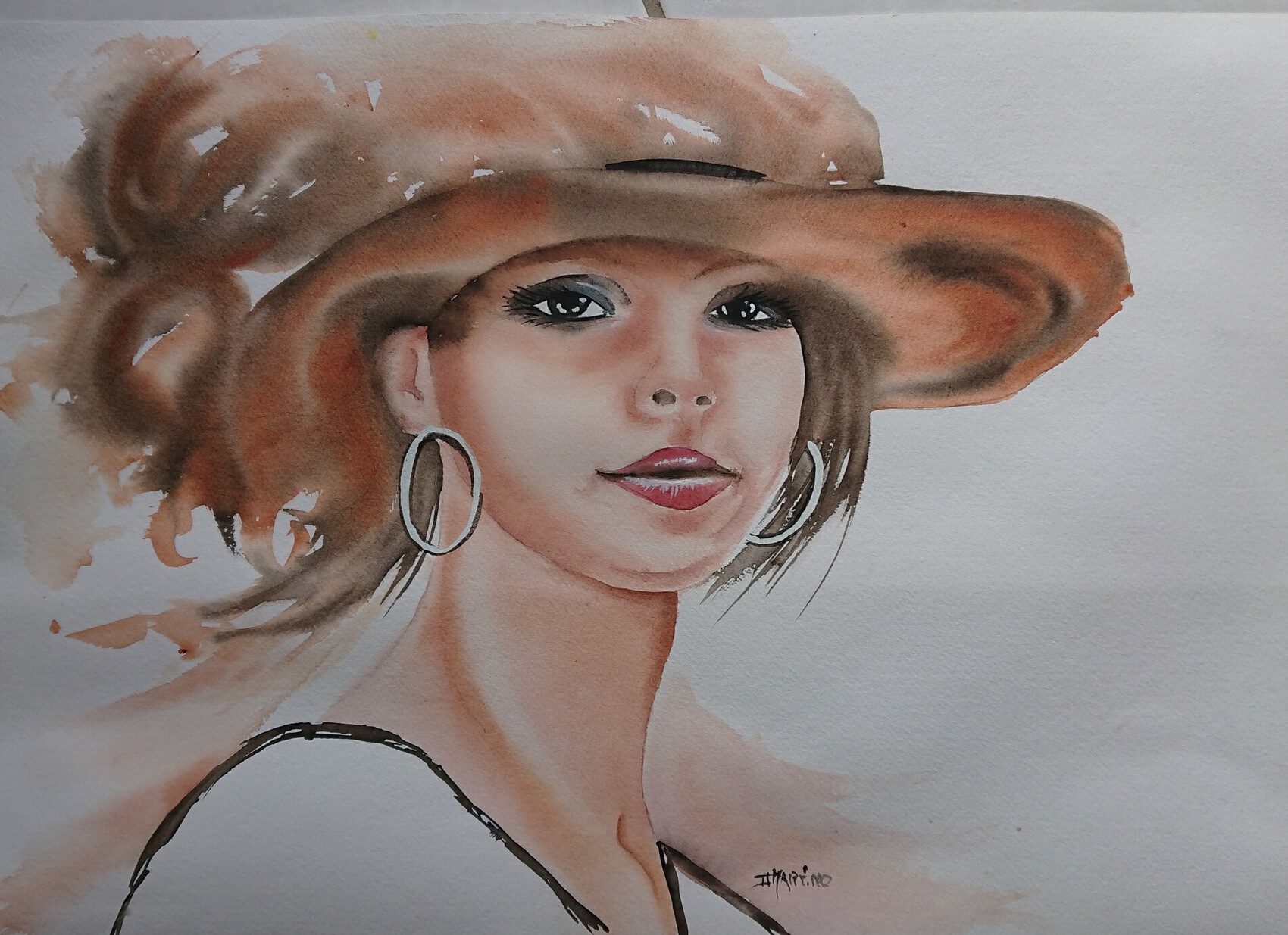 Peinture Chapeau