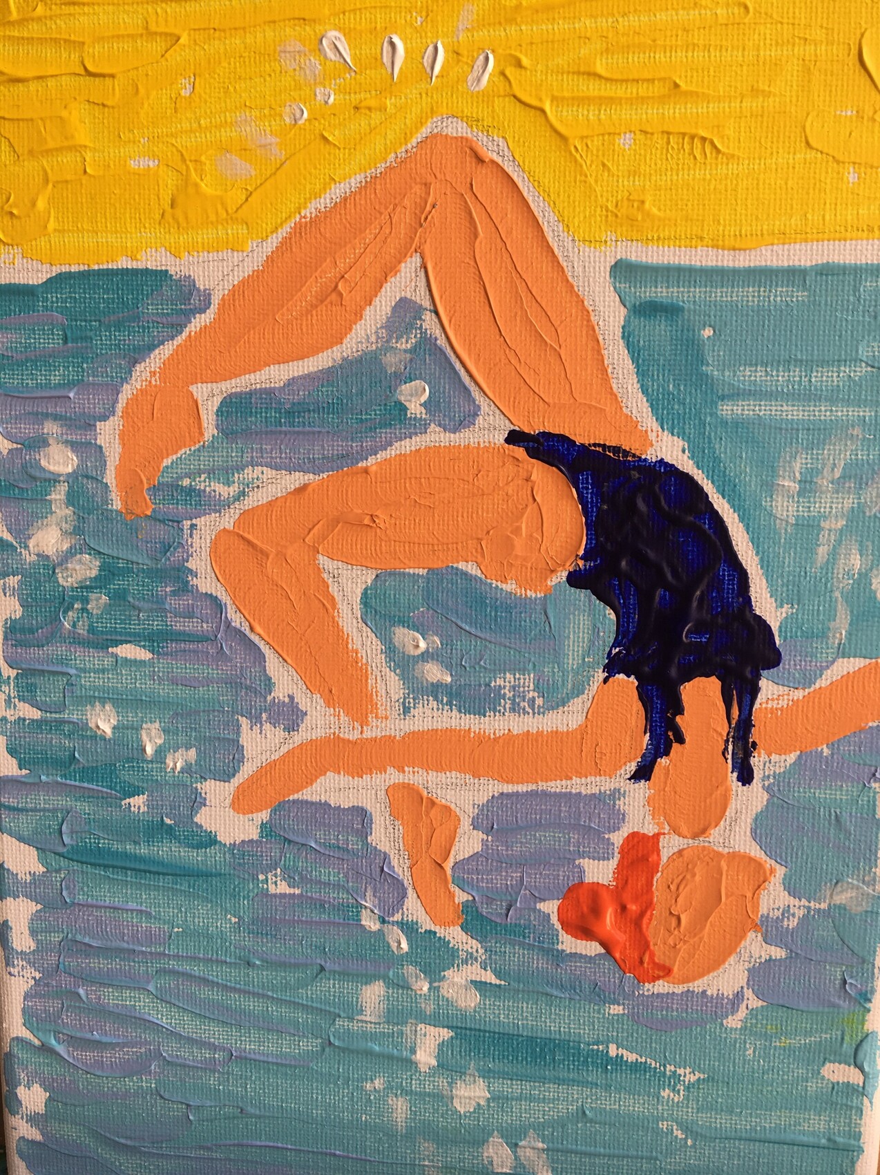 Peinture Saut périlleux