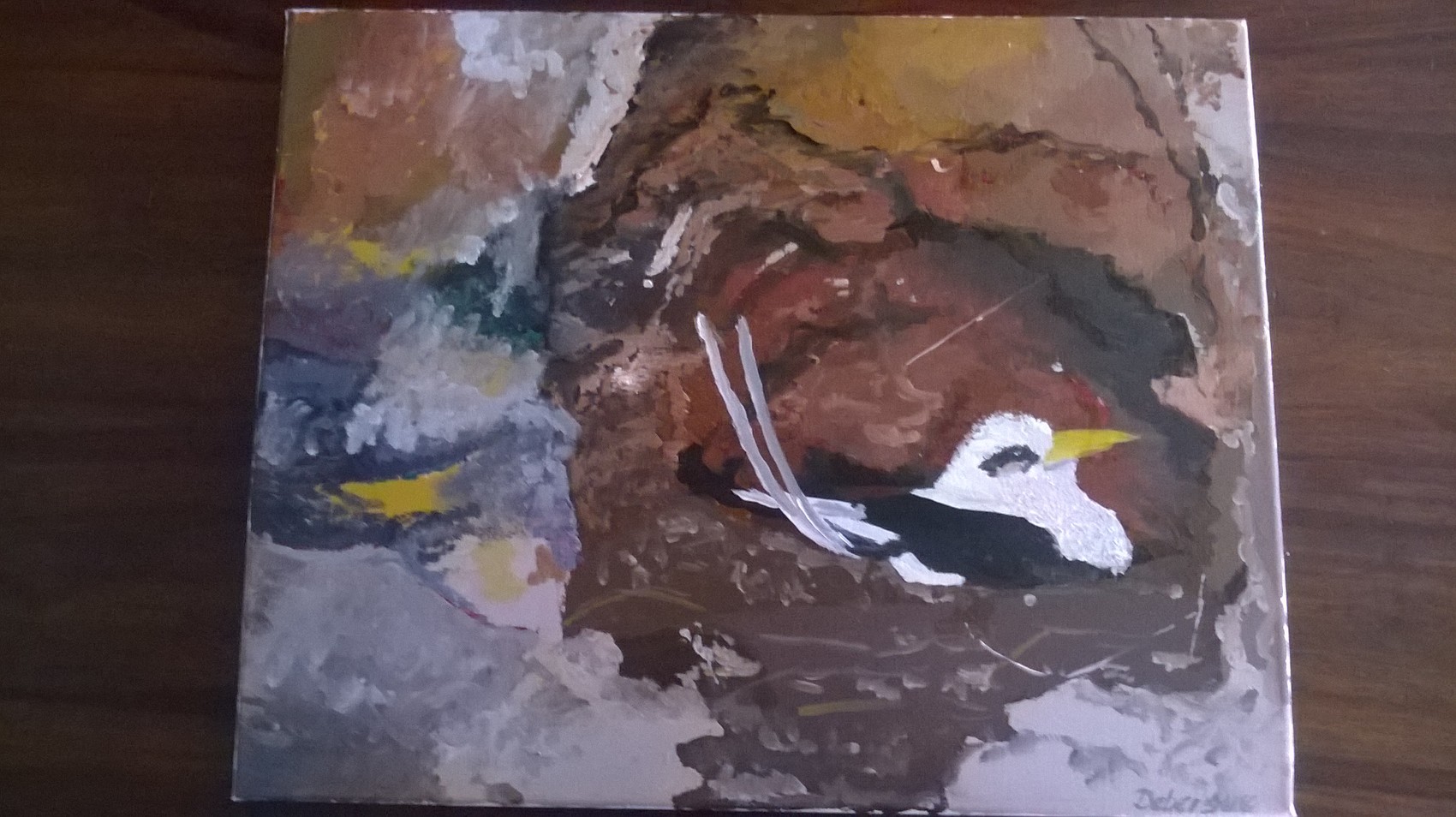 Peinture paille en queue