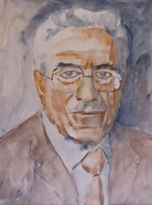 Peinture Portrait de mon père