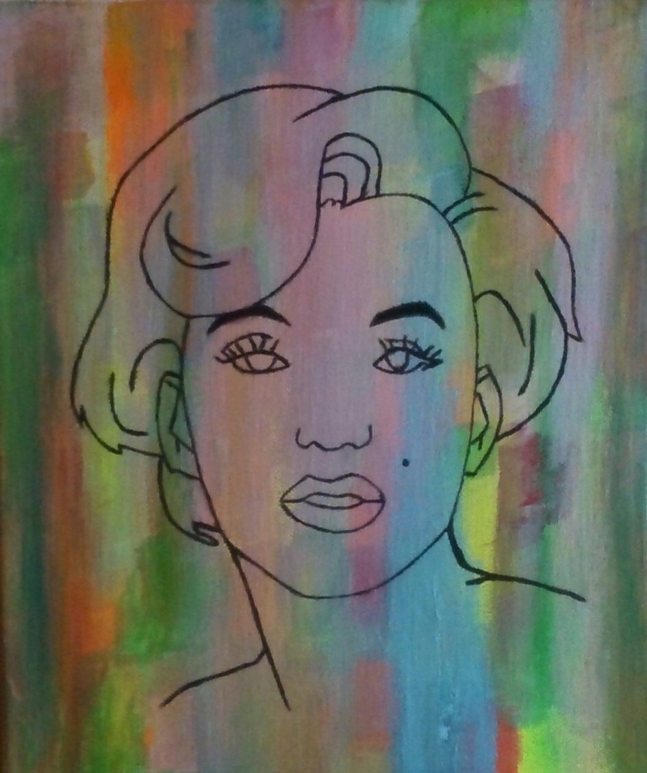 Peinture Marilyn Forever