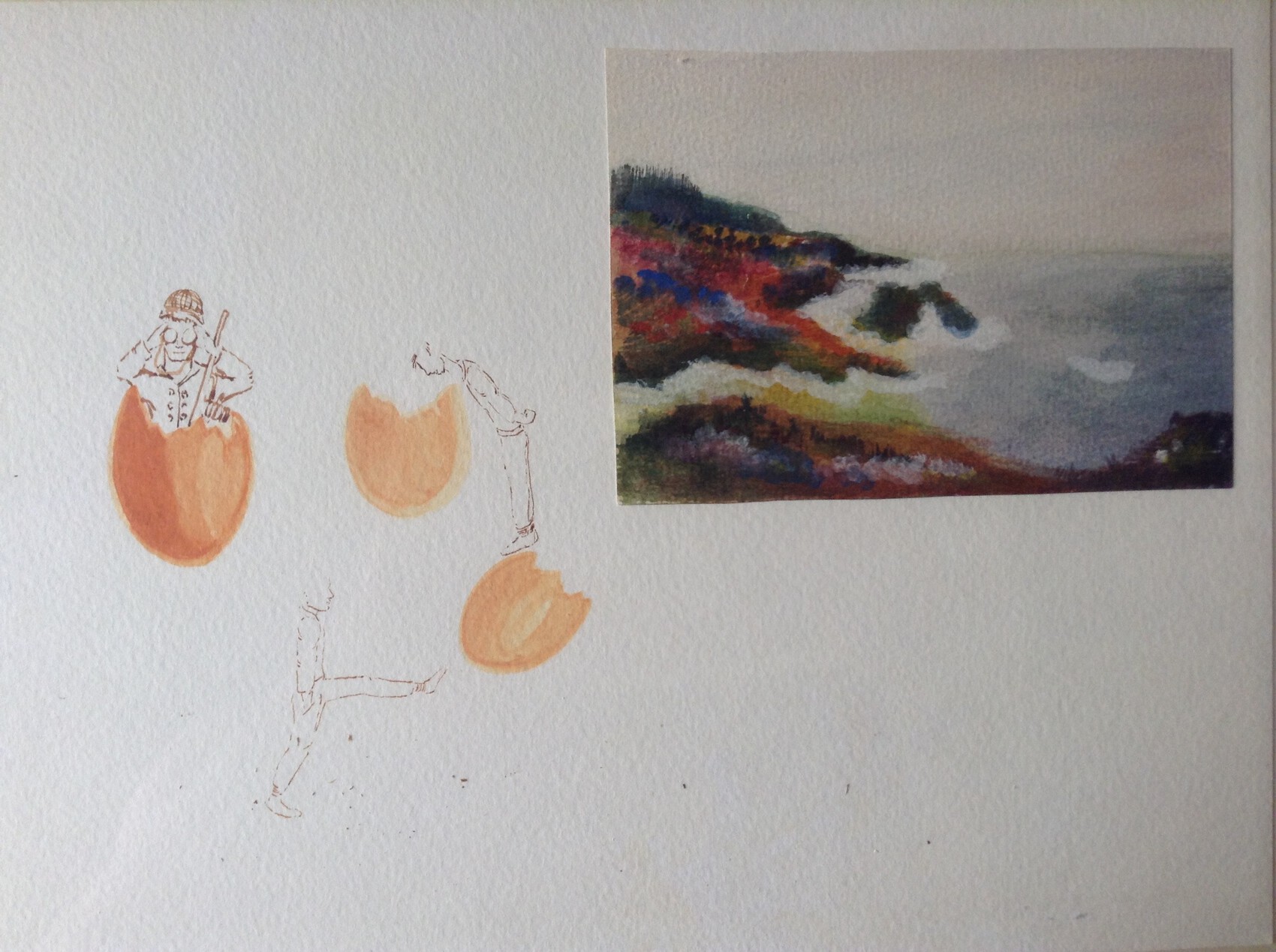 Peinture garde-côte déprimé