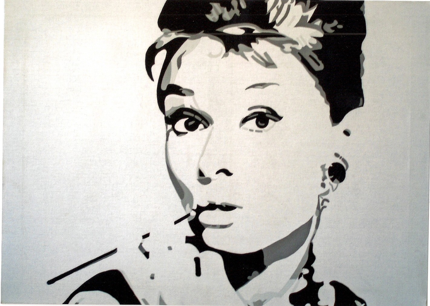 Portrait " Audrey Hepburn "