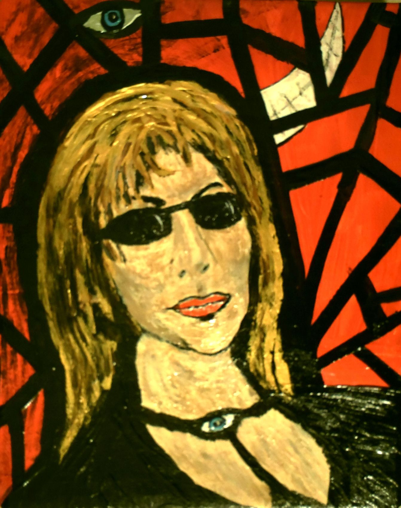 Peinture "Woman in mystery"