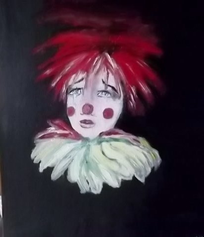 petit clown triste