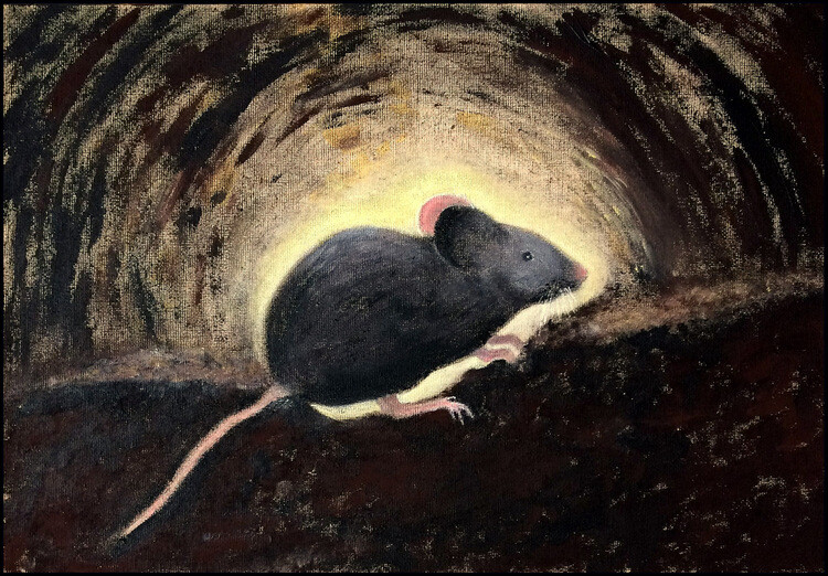 Peinture Minnie petite souris...