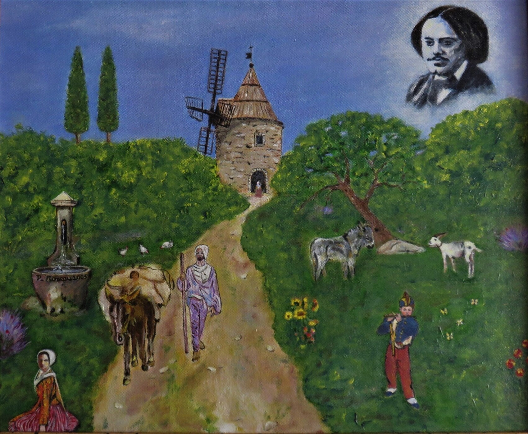 Peinture La Provence de Daudet