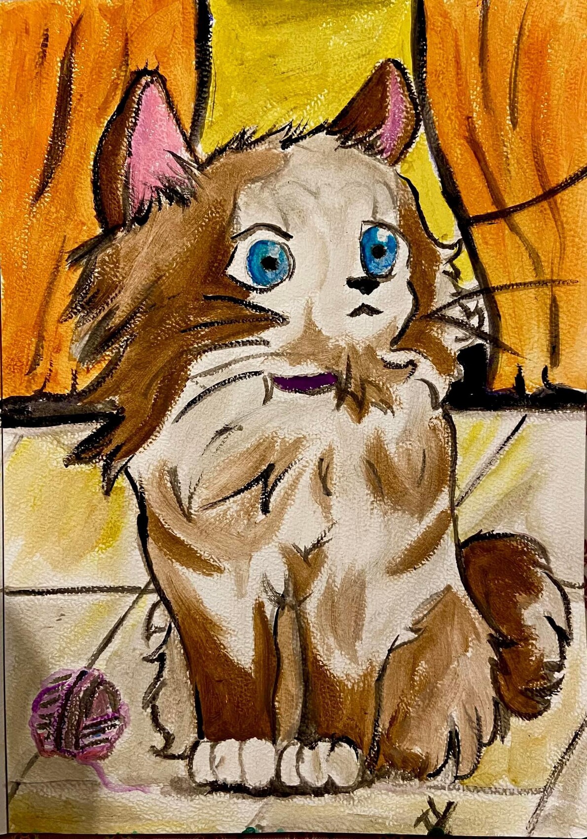 Peinture chatton