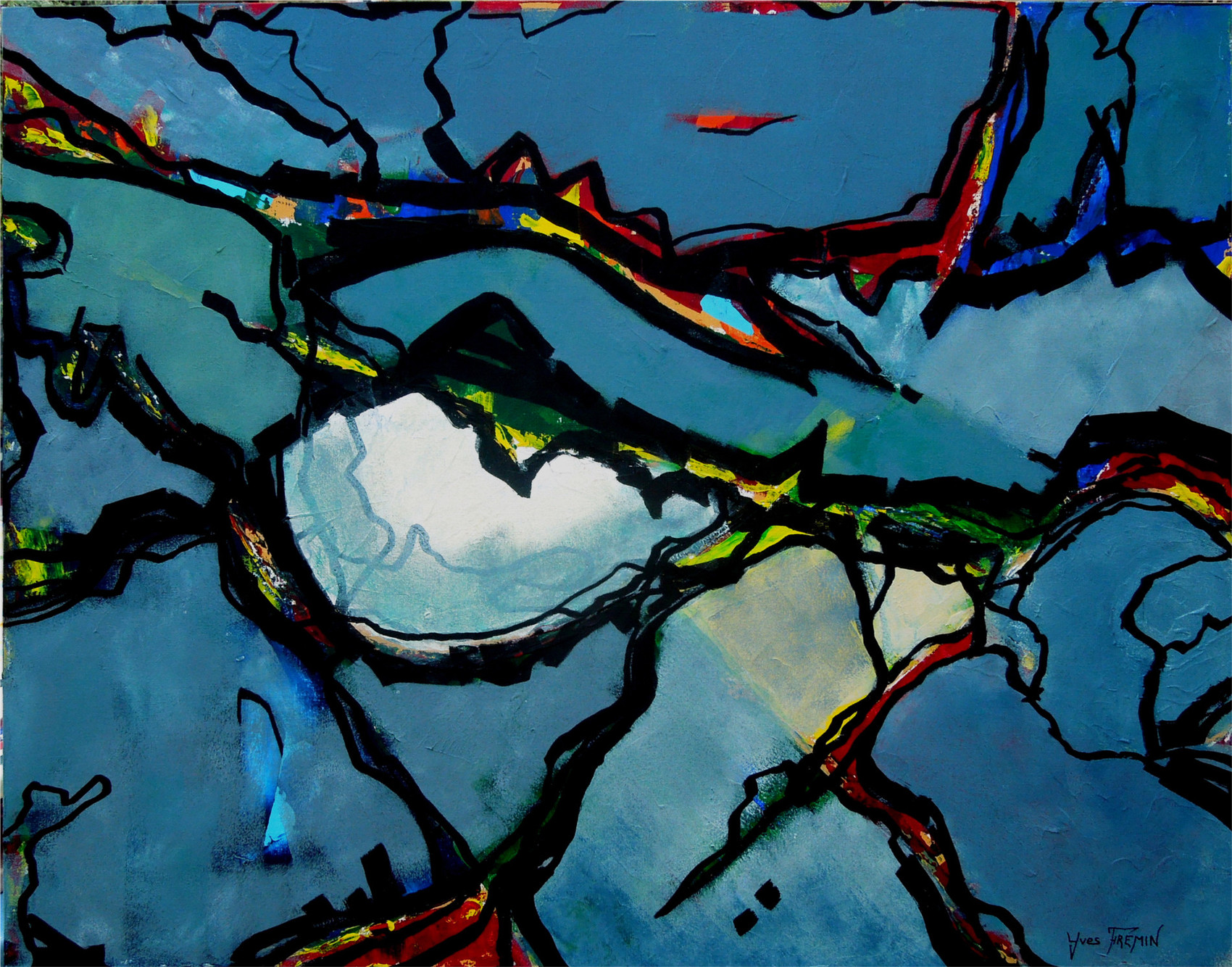 Peinture L'oeil de la Terre