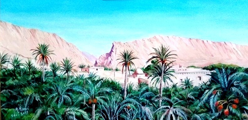 Peinture EL KANTARA BISKRA.