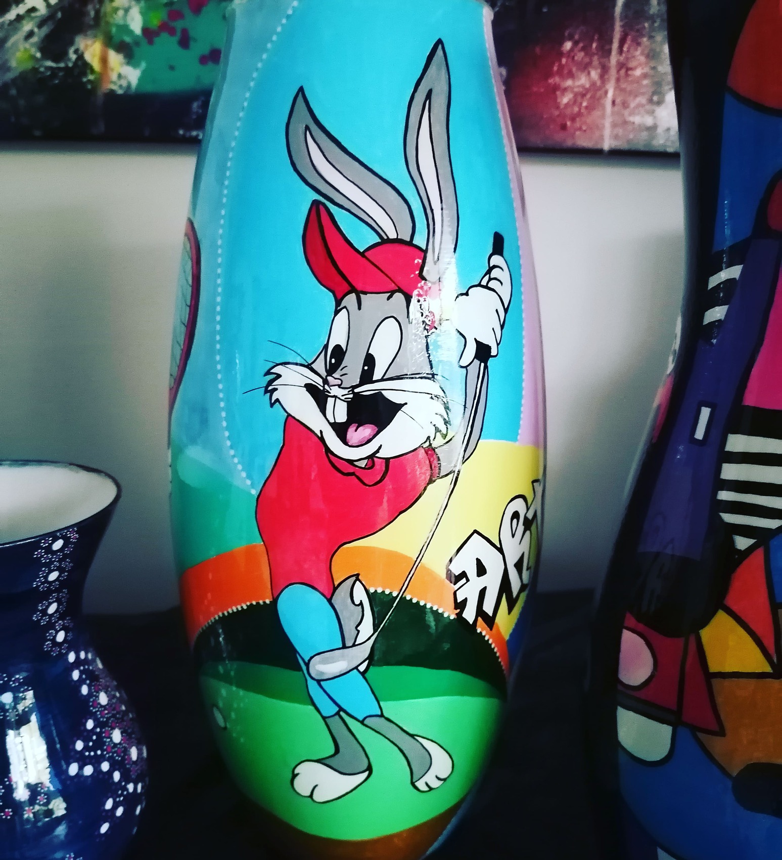 Peinture Vase face 1