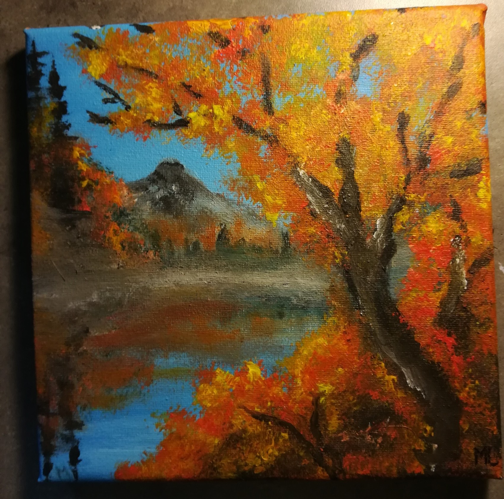 Peinture Paysage d'automne