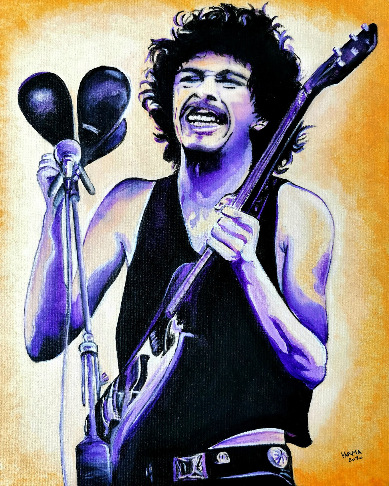 Carlos Santana à Woodstock