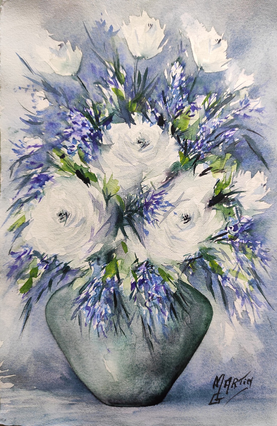 Peinture Aquarelle fleurs