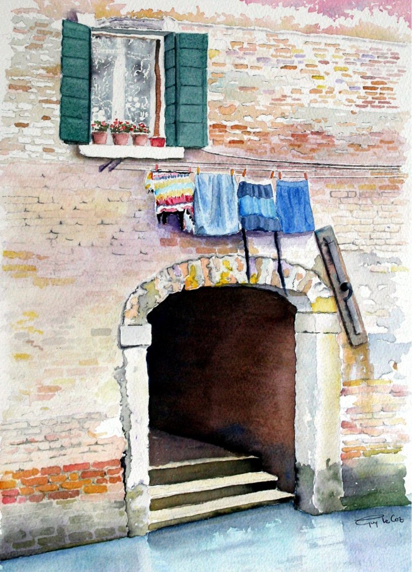 Peinture L'étendoir