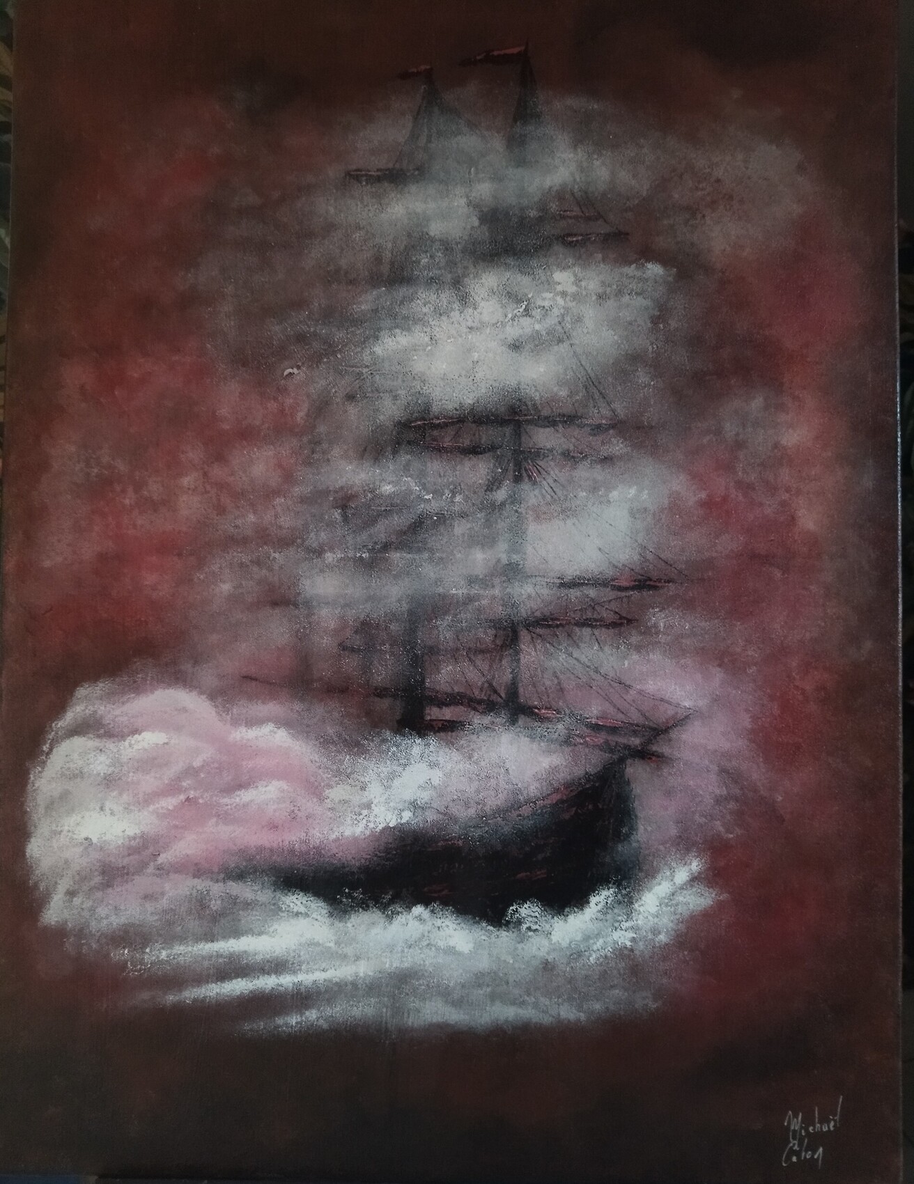 Peinture Le hollandais volant 2