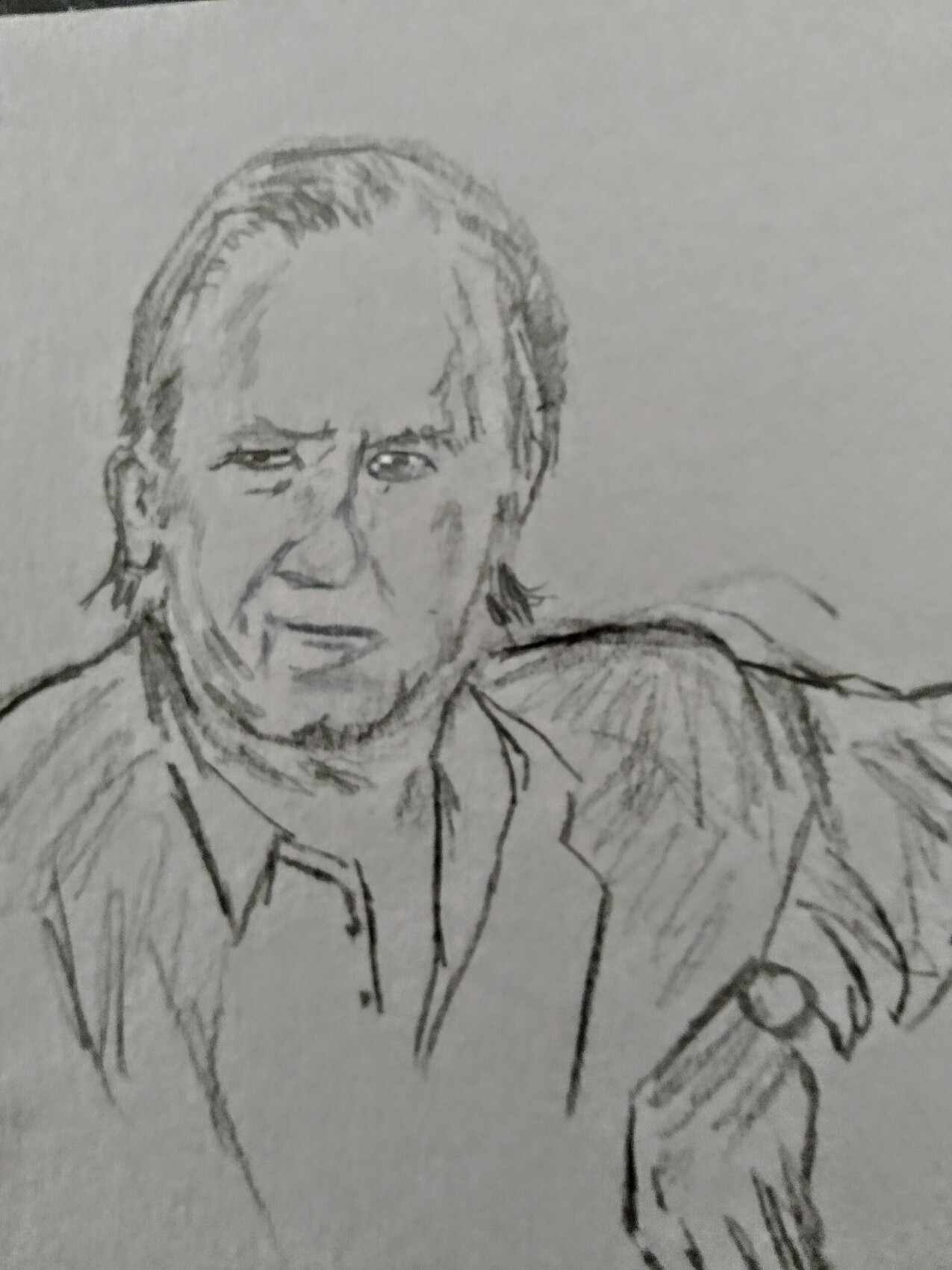 Dessin Portrait coup de crayon