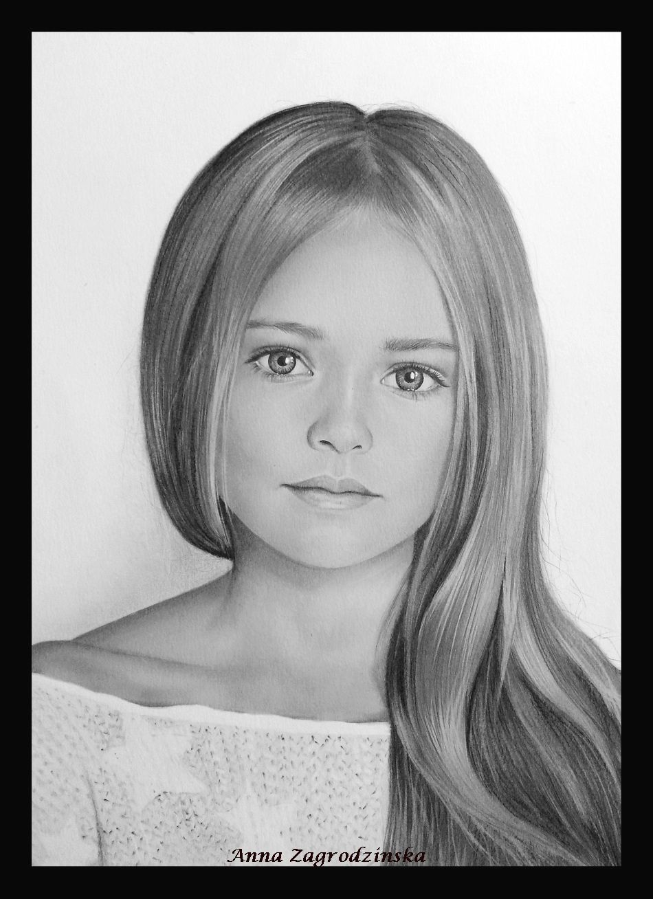 Dessin Dessin, portrait d'une fille