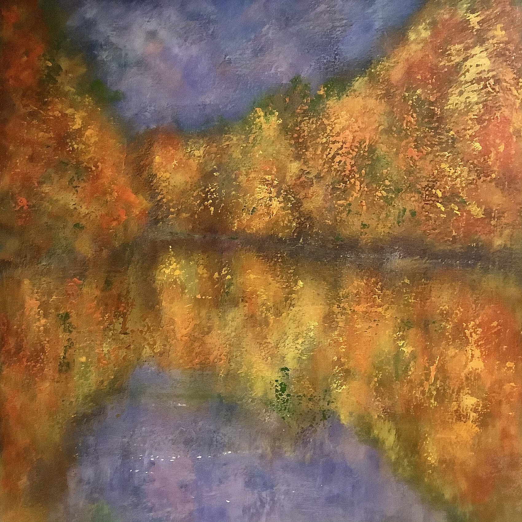 Peinture Petit bout de rivière