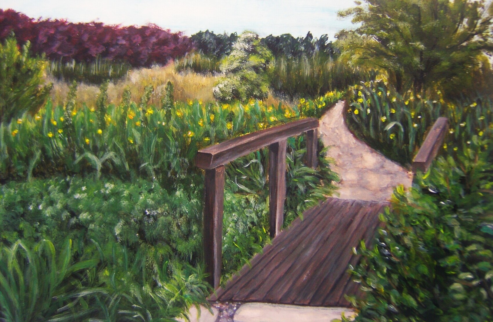 Petit Pont De Bois Jardin