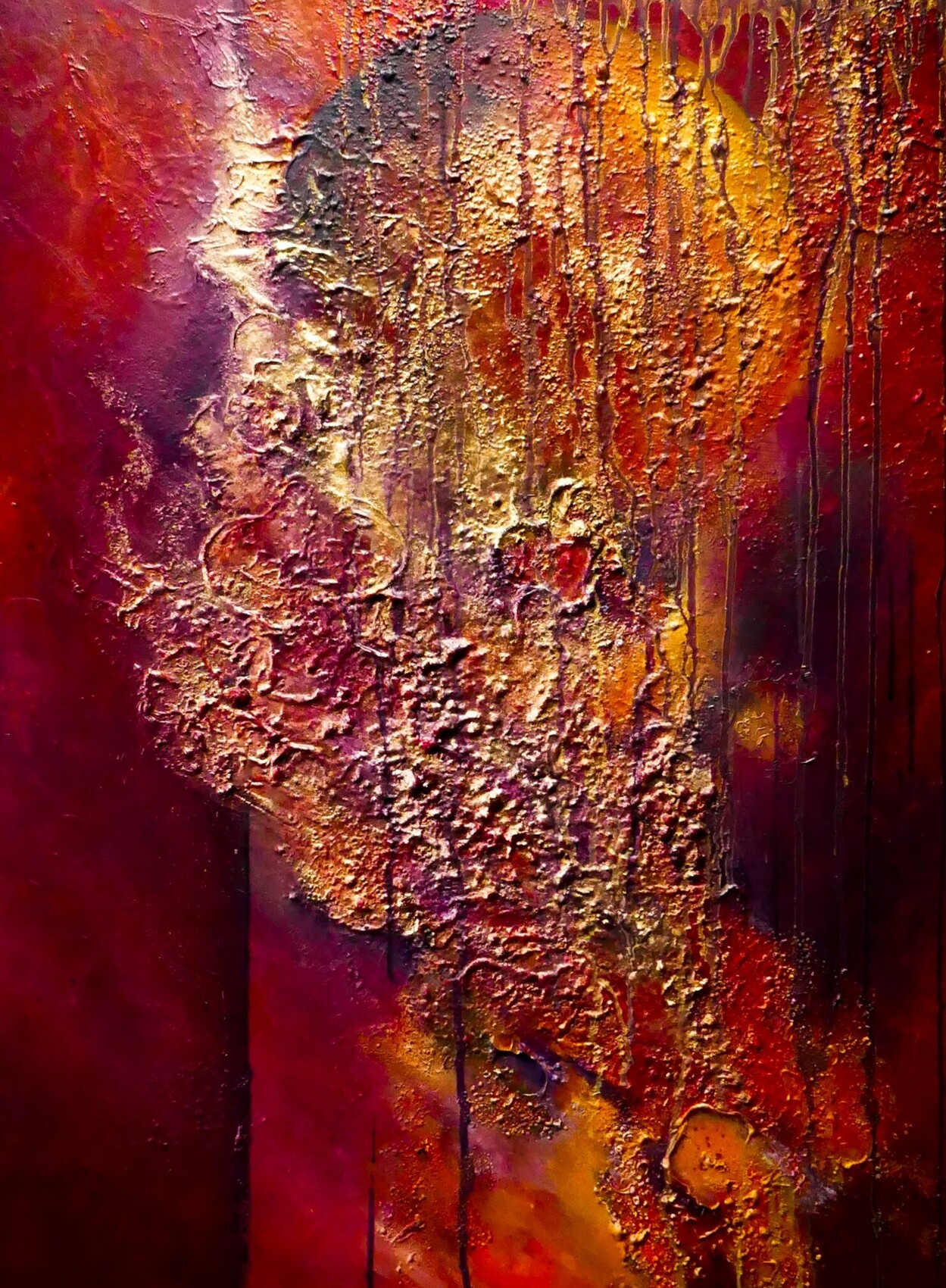 Peinture Les larmes de la terre