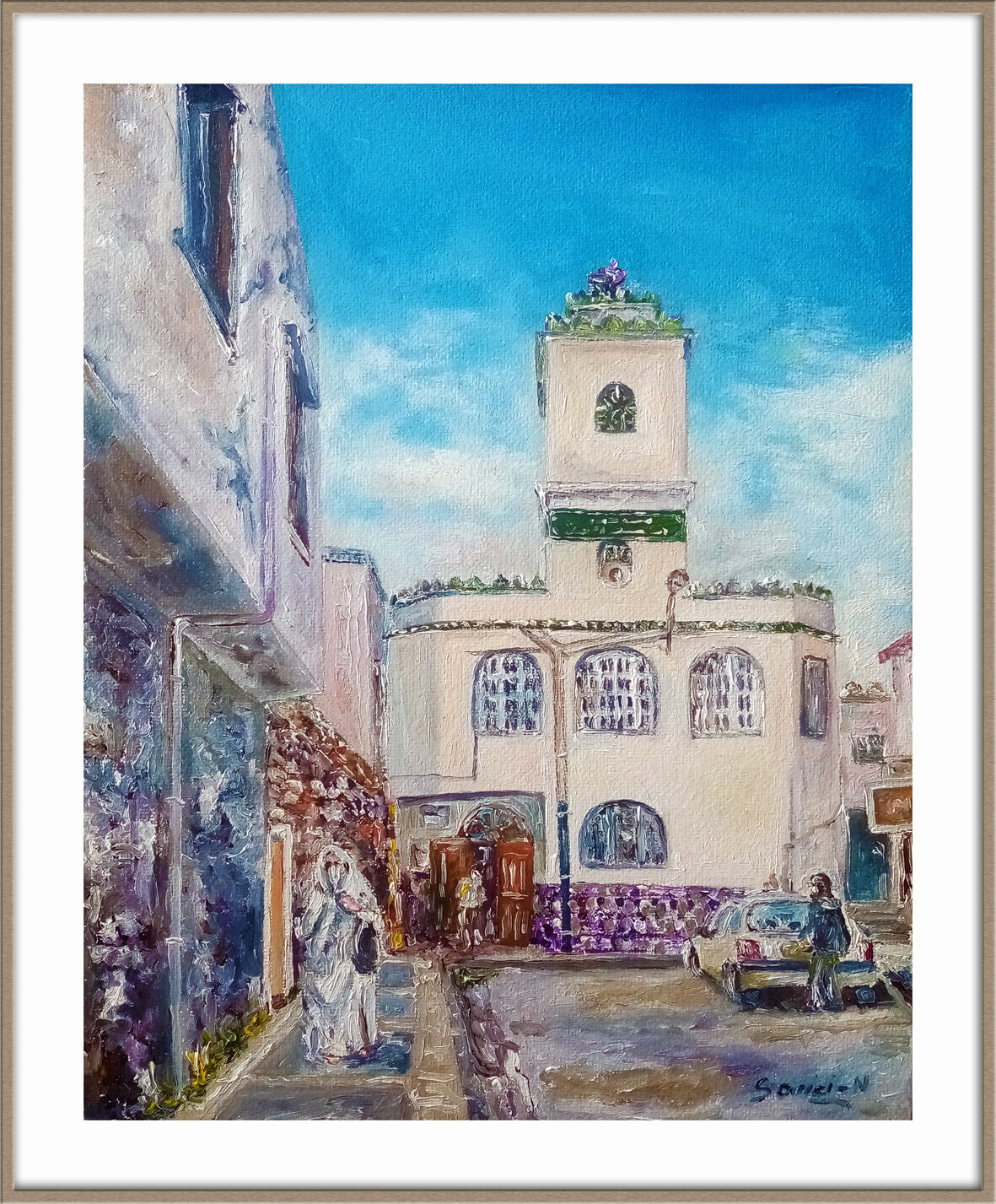 Peinture Mosquée de Sidi Abdelhak, Béjaïa