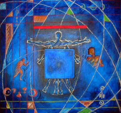 Peinture Quand le ciel bas et lourd 