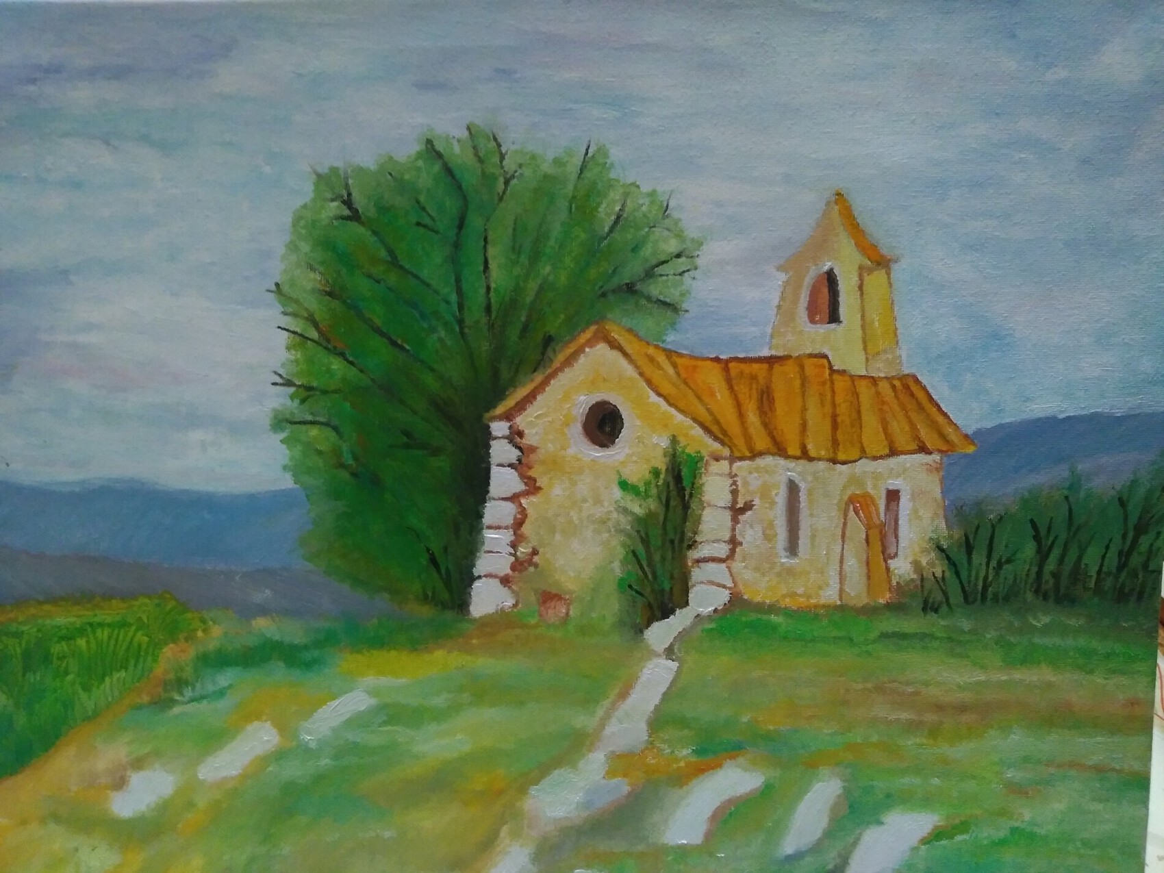 Peinture un dimanche à la campagne Peinture un dimanche à la campagne