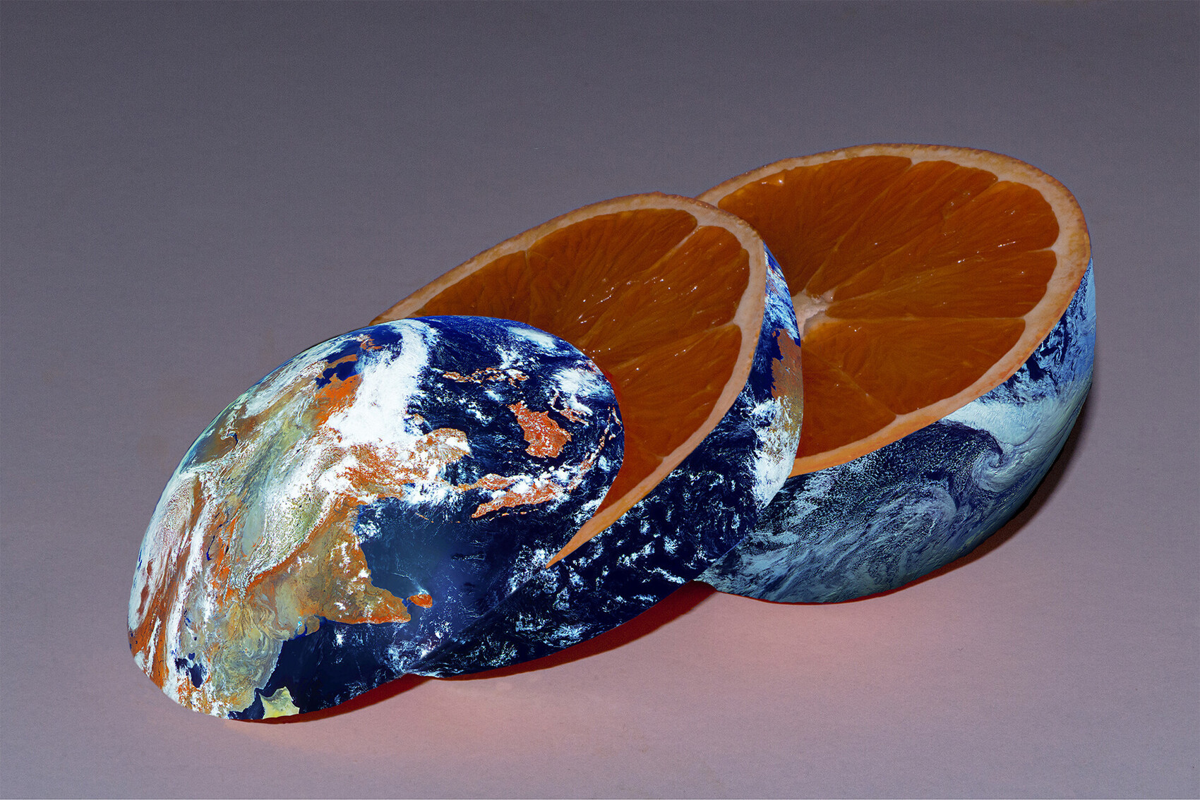 Photo La terre est bleue comme une orange