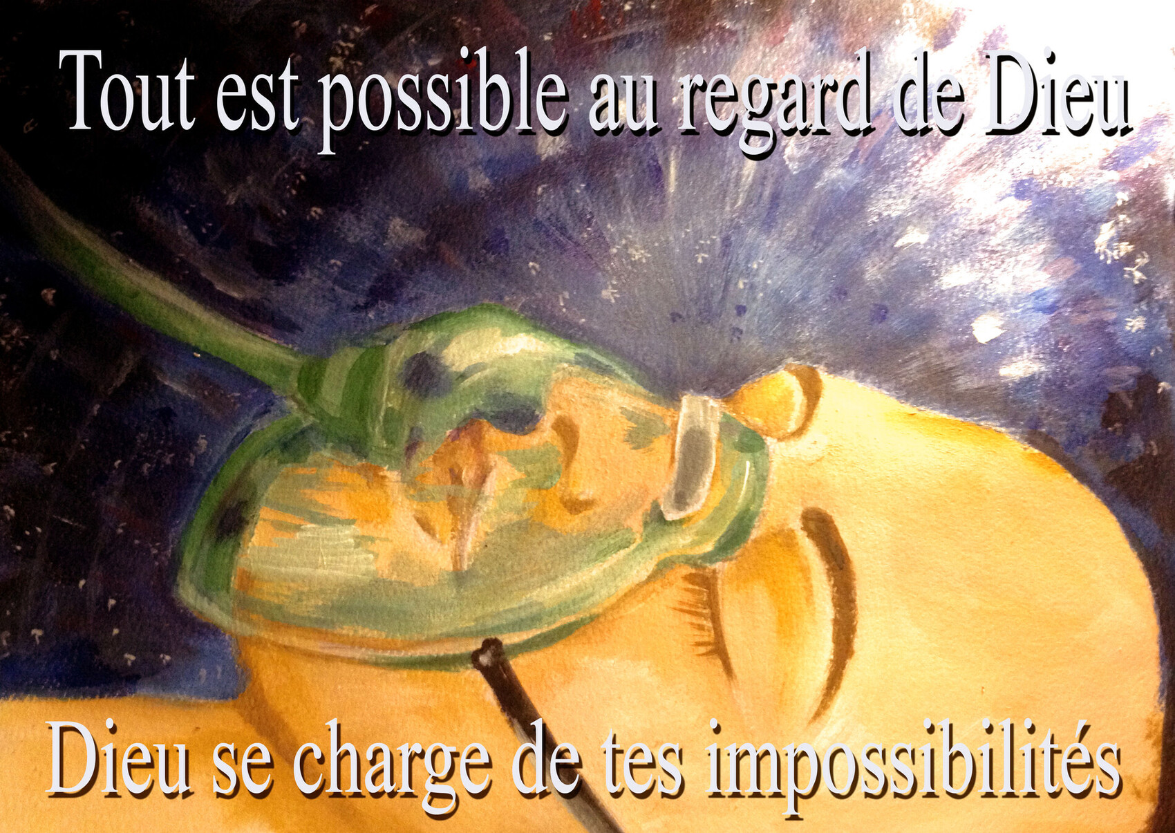 Peinture Vous connaîtrez la vérité