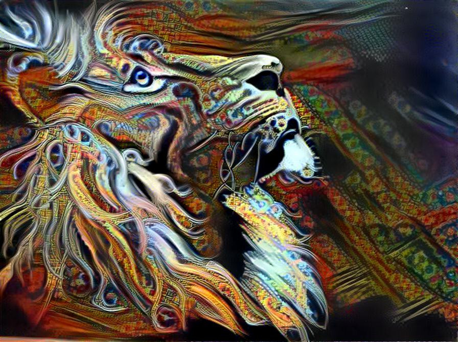 Le lion en art
