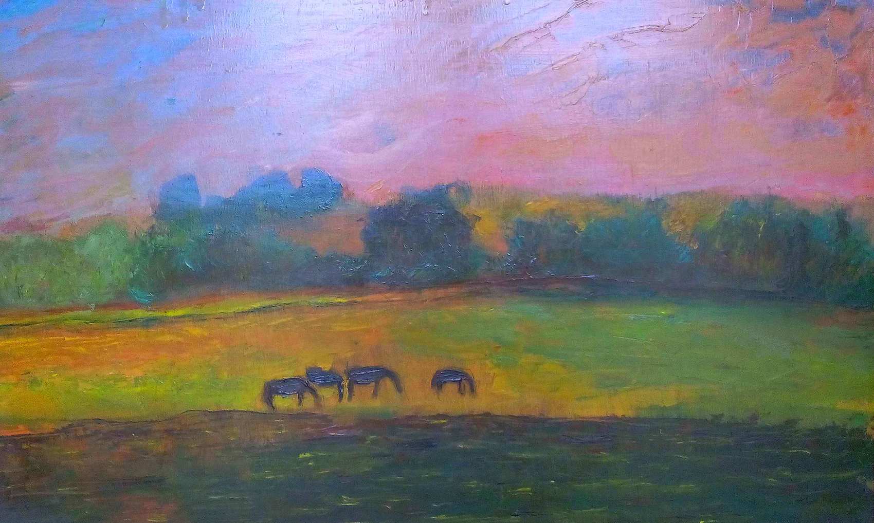 Affiche Décorative "Cheval Dans La Prairie" D'après Degas - Plusieurs Tailles Disponibles