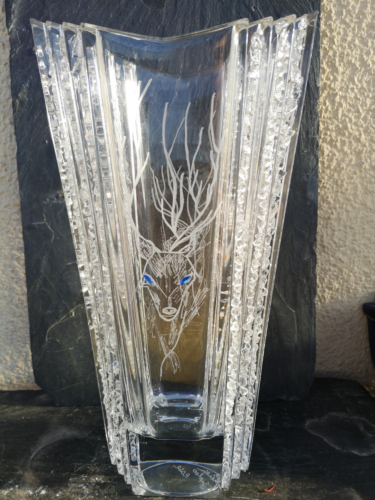 Autre Vase unique, cristal, quartz, émeraude, saphir