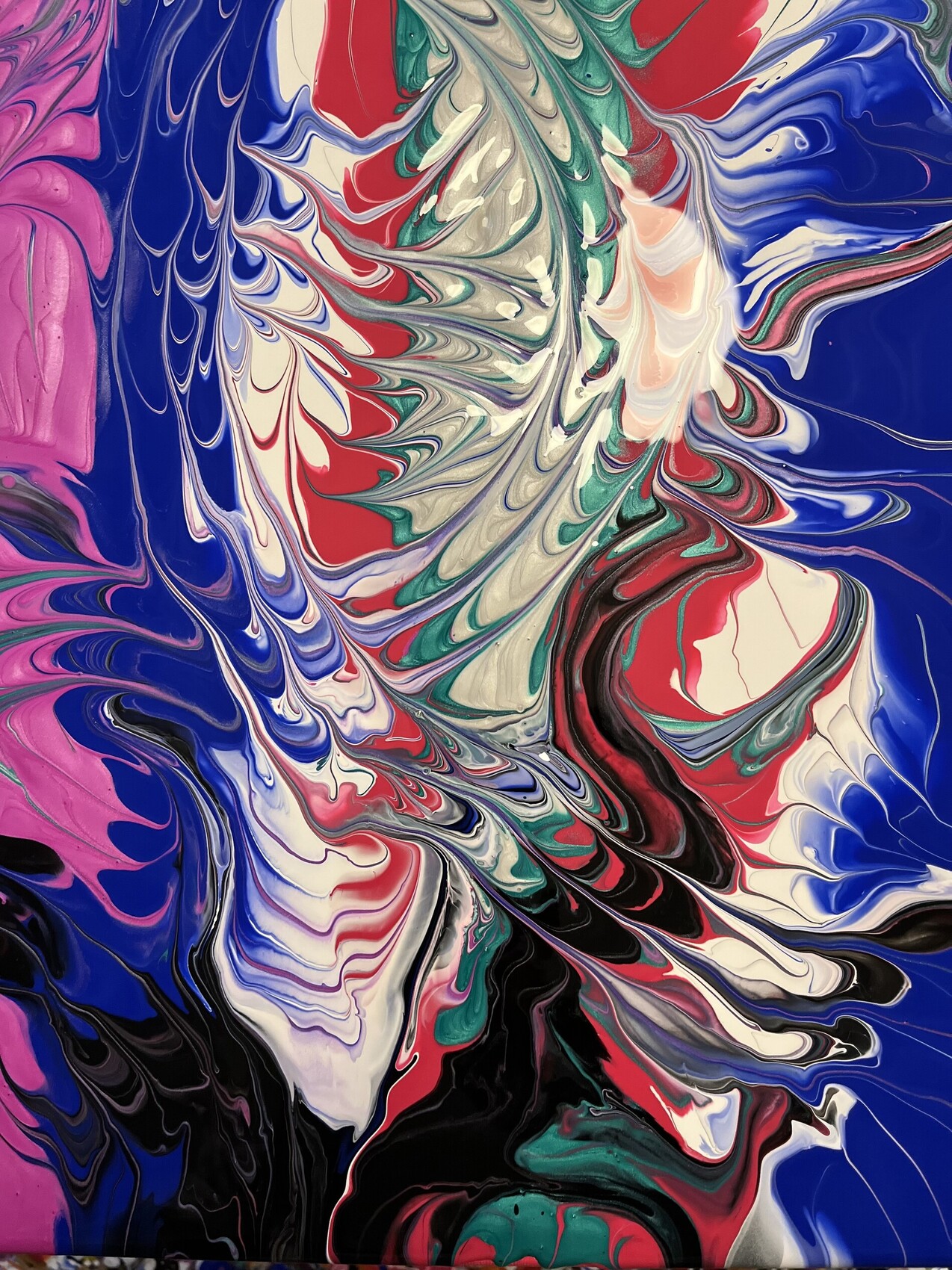 Peinture Les griffes de la nuit