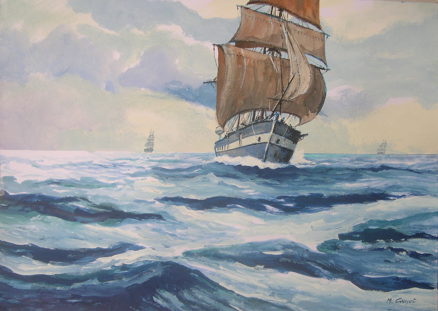 Au Temps Ha C Roa Que De La Marine A Voile