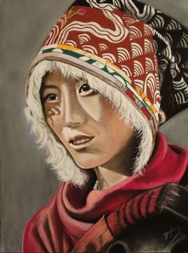 Jeune Tibétaine de la province de Kam