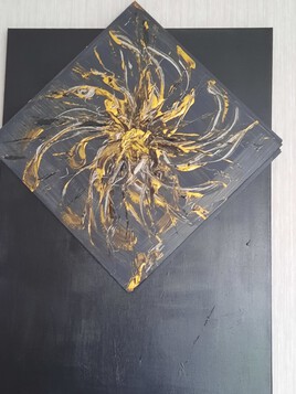 Panneau en bois sur toile