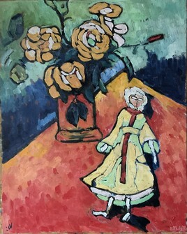 Poup&eacute;e et Vase