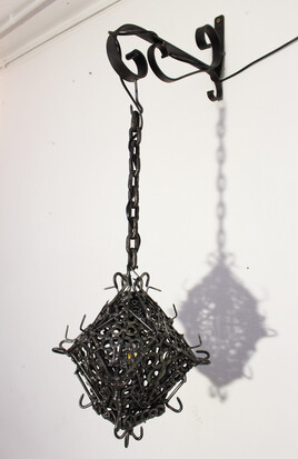 Soudure / Sculpture contemporaine : Lanterne de fer.