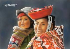 Mère et enfant Quechuas
