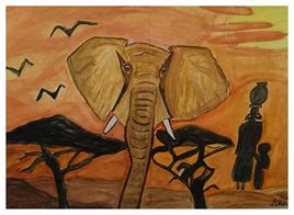 l'éléphant d'Afrique
