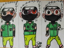 Emojis chibis Kakashi